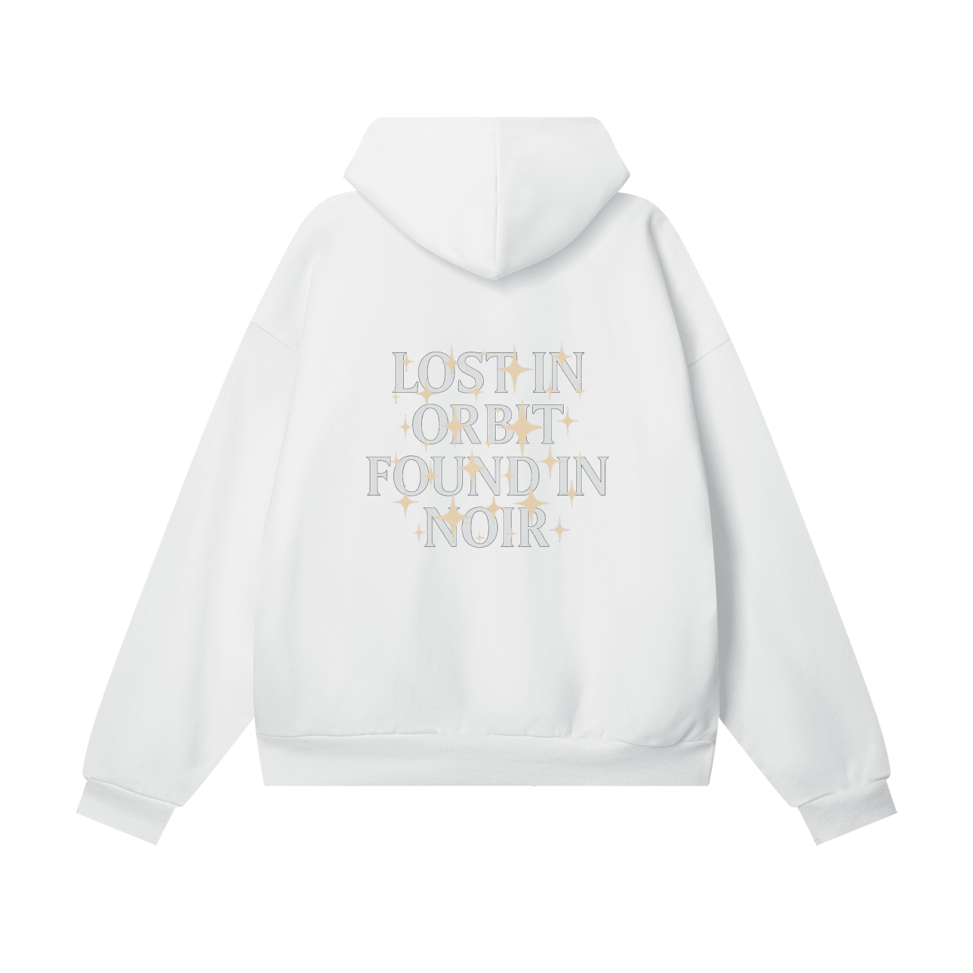 Céleste Noir Fleece Hoodie