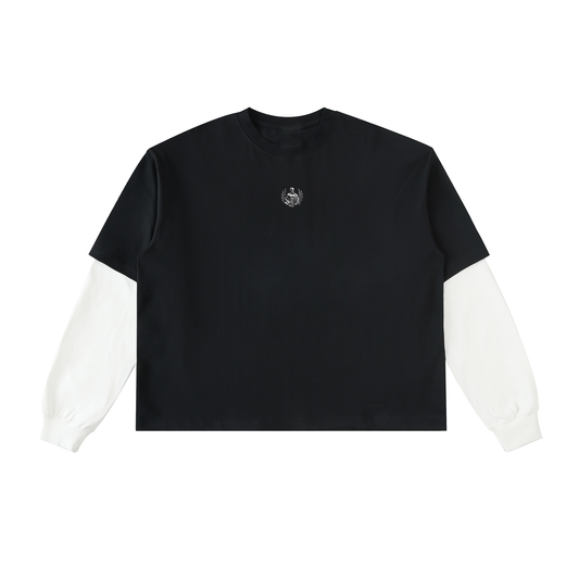 Céleste Noir Layered T Shirt