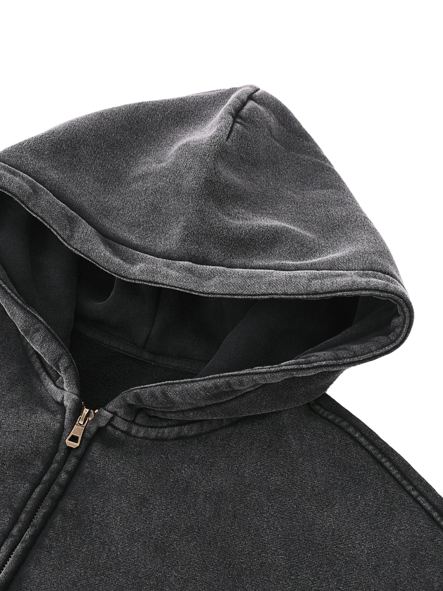 Céleste Noir Zip Up Hoodie