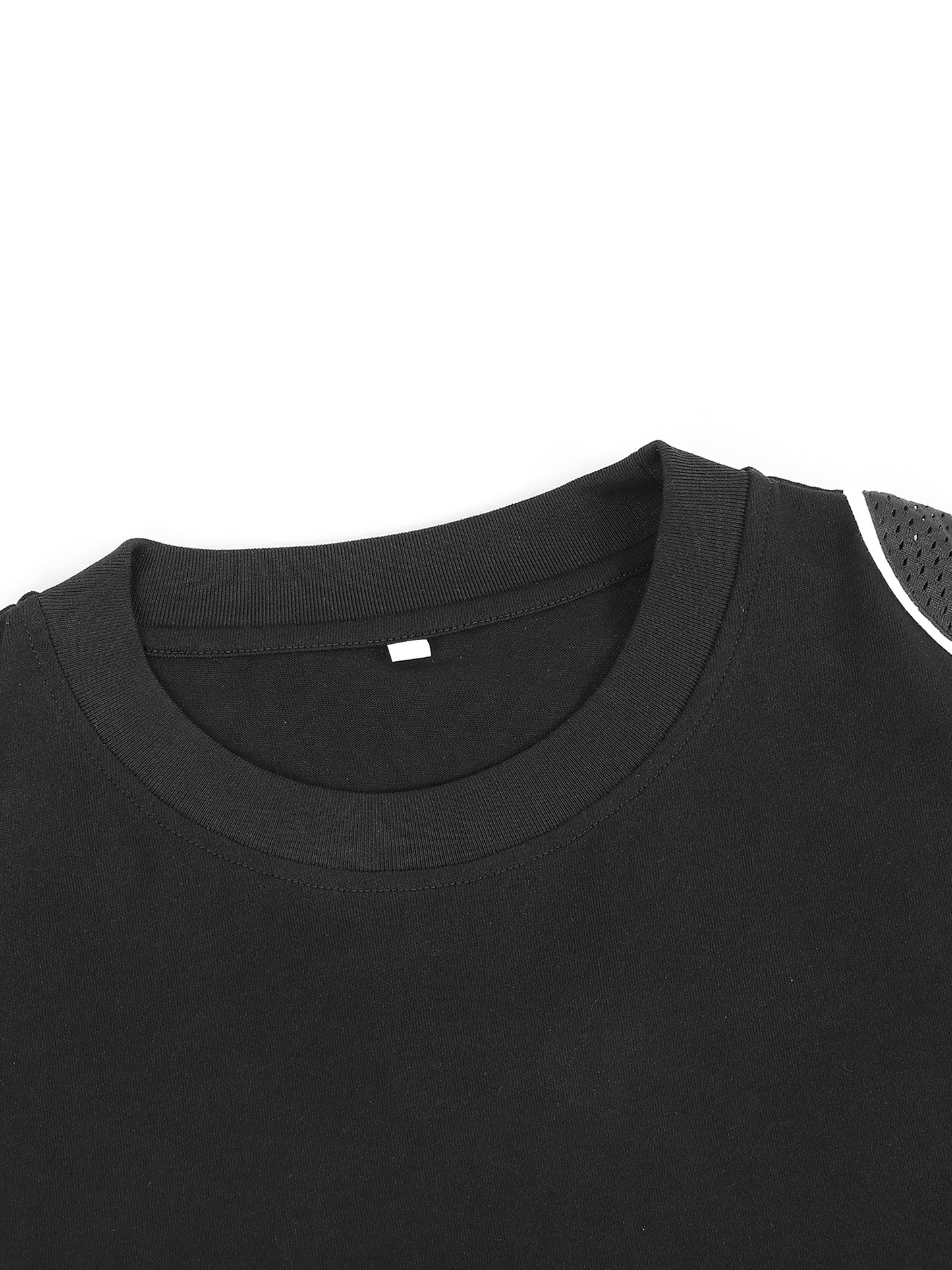 Celeste Noir Piped Panel T-Shirt